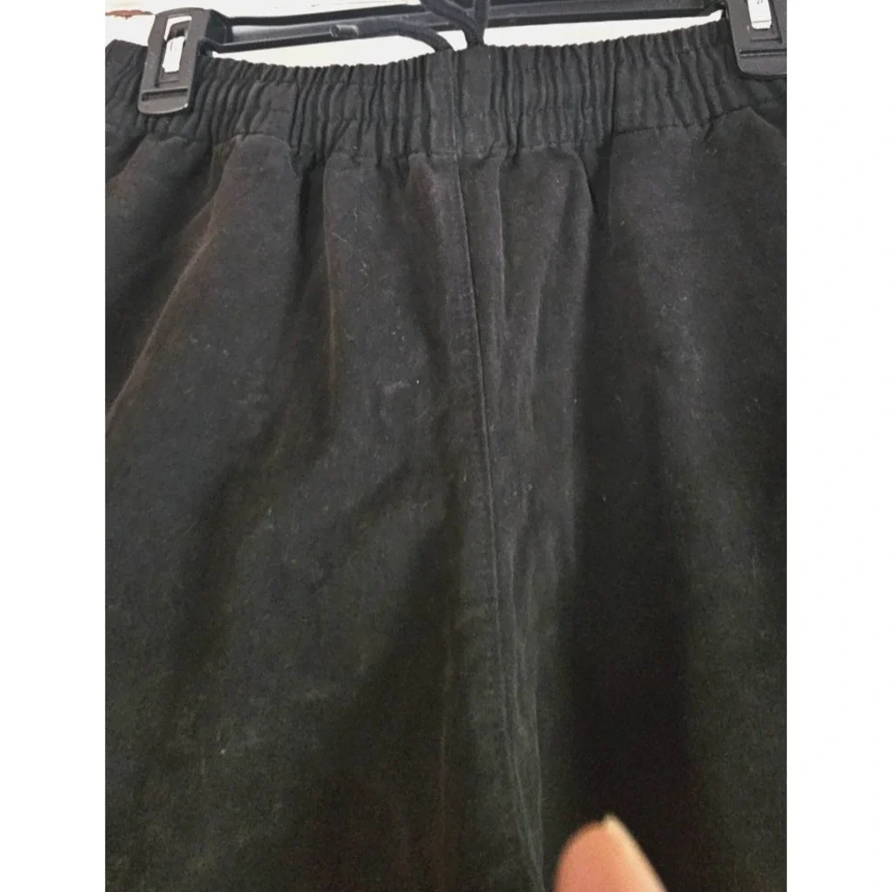 Yeezy YZY x GAP  black Elastic waist pull on sateen cargo pants solid Mens L Y2K